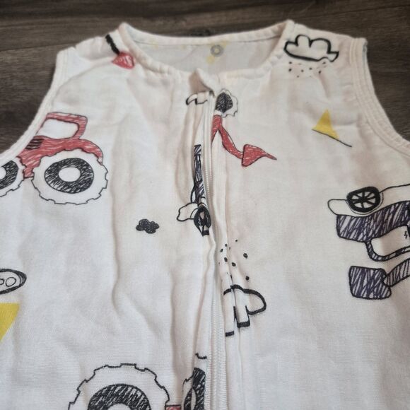 Toddler Construction Print Sleep Sack With Legs – Fits 18–24M - Zipper - Picture 3 of 8